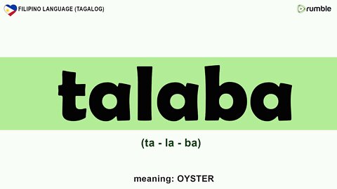 How to Pronounce TALABA | Filipino to English Translation | English-Tagalog Dictionary
