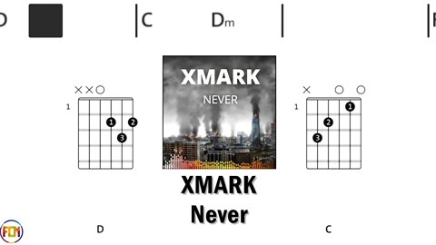XMARK Never - FCN GUITAR CHORDS & LYRICS