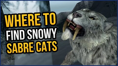 Where To Find Snowy Sabre Cats | Skyrim