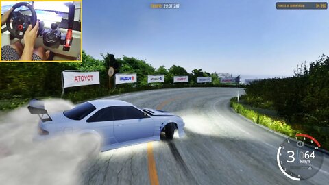 DRIFT Nissan Silvia S14 CarX Drift Racing Online / Logitech G29 Gameplay
