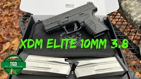 Springfield XDM 10mm Elite 3.8 Shooting and Reviewing