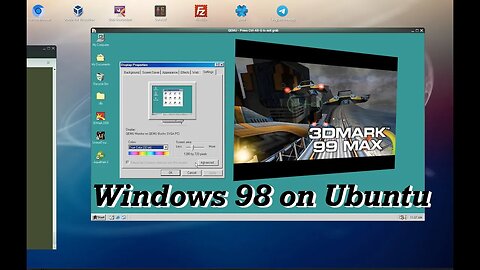 Windows 98 retro gaming emulator for Ubuntu Linux