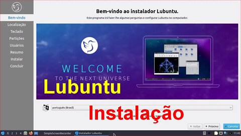 Instalação do Linux Lubuntu 21.04 Hirsute Hippo Linux em dual boot com o Windows com Calamares novo