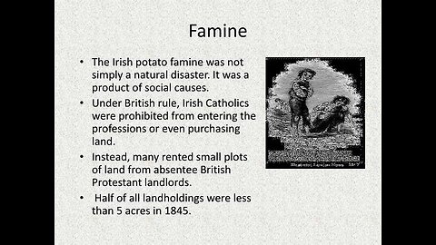 The Great Irish Famine - documentary (1996)