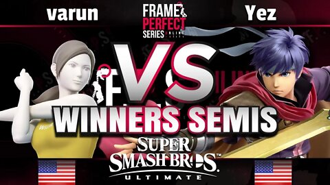 FPS3 Online Winners Semis - DLX | varun (Wii Fit Trainer) vs. USAE PvE | Yez (Ike) - Smash Ultimate