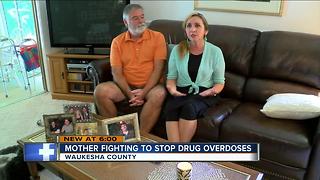 Mother of overdose victim preaches anti-drug message to teens