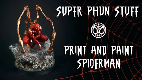 Print and Paint - Spiderman