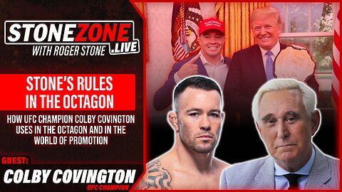 UFC Champion Colby Covington on Using Stone's Rules in the Octagon & in Promotion - The StoneZONE