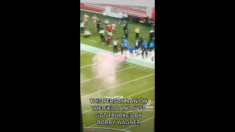 Fan Runs On Field And Gets Crushed