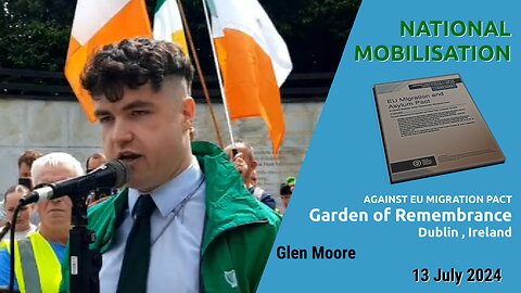 National Mobilisation against eu migration pact - Dublin, Ireland 13 July 2024