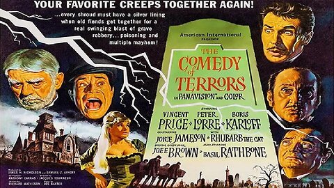 Karloff THE COMEDY OF TERRORS 1963 Horror-Comedy with Price, Lorre & Rathbone FULL MOVIE HD & W/S