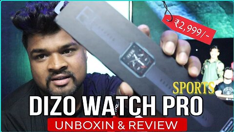 DIZO Watch Pro Unboxing | realme Tech life | Best Smartwatch 2023