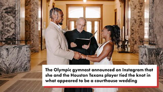 Olympic gymnast Simone Biles marries Jonathan Owens: 'I do'