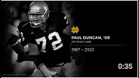 Paul Duncan, former Notre Dame lineman, drops dead at 35 during daily run. Cardiac arrest (Jul 2022)