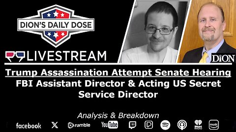 Trump Assassination Attempt: Senate Committee: Face to Face w/ Dion & Shawn