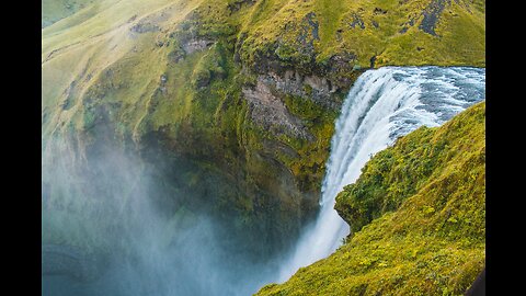 A Beautiful Waterfall 4k UHD