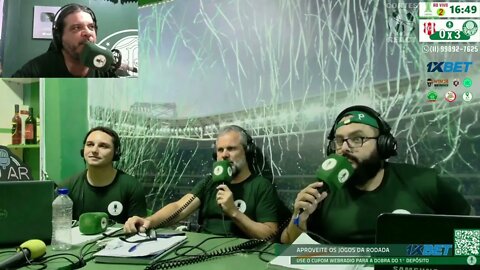 REAÇÕES WEB RÁDIO VERDÃO - INDEPENDIENTE PETROLERO 0 X 5 PALMEIRAS - LIBERTADORES