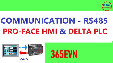 0115 - Pro-face hmi and plc delta communication via rs485