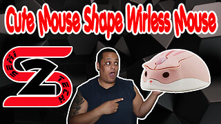 Unboxing The Cute Mouse Shape 2 4GHz Wireless Mouse - Kids Mouse