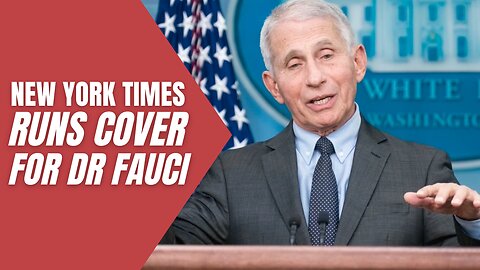 Dr. Anthony Fauci DENIES Responsibility for Pandemic Response