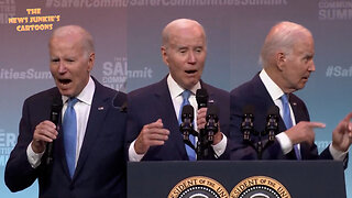 Biden, after saying a bunch of nonsense: "Alright, God save the queen, man... where do I go now?"