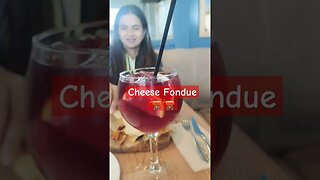 Cheese Fondue 🫕 #lunchdate #cheesefondue #tasty #europe #madrid #spain #oven #restaurant