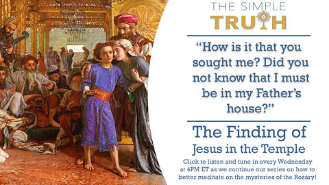 The Fifth Joyful Mystery: The Finding of the Child Jesus in the Temple