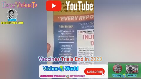 Vaccines Trials End In 2023 #VishusTv 📺