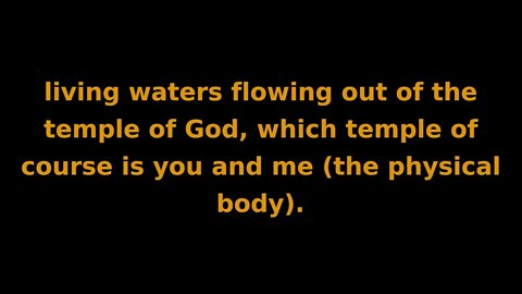 Soul Speak #07 (Jun 11, 2020) Thoughts on Ezekiel 47 Waters - Coming into Conscious God Awareness