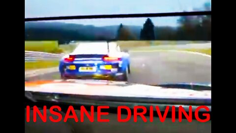 Insane car overtaking supercars