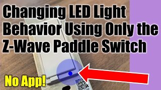 Z-Wave ● Change LED Behavior Using Only the Paddle Switch ✅ Jasco GE Honeywell ZWave Zigbee