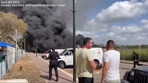 ISRAEL | Rockets were fired from Lebanon at Northern Israel (April 6th 2023)