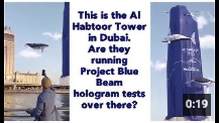 Project Blue Beam tests in Dubai?