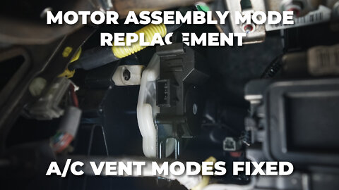 2010 HONDA CIVIC LX SEDAN - AC VENT MODES FIXED! (MOTOR ASSEMBLY MODE REPLACEMENT)
