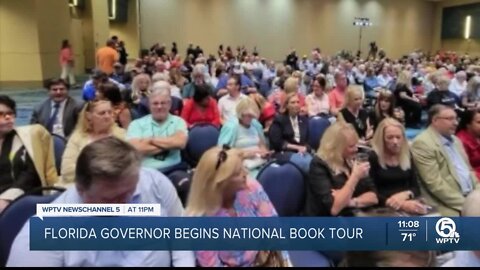 Gov. Ron DeSantis signs copies of new book at sold-out event in West Palm Beach