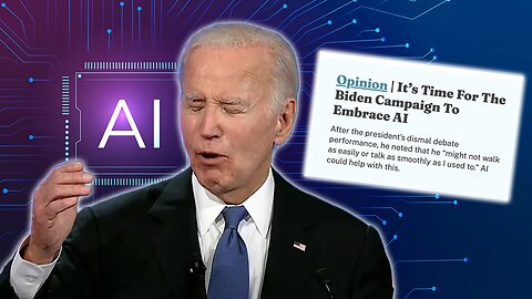Leftists Promote Having an AI Deep Fake Biden Do All His Campaigning and They're Serious