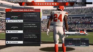 Nick Chubb 82 Yard TD #Madden20 #NickChubb #Browns #HeadToHead