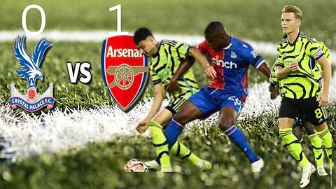 Odegaard Goal - Crystal Palace vs Arsenal (0-1) - Premier League