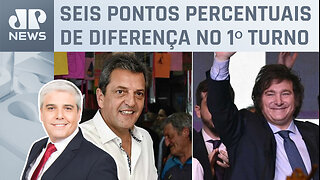 Marcelo Favalli explica cenário para duelo Massa x Milei nas eleições presidenciais na Argentina