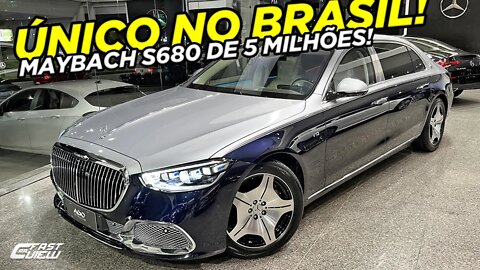 NOVO MERCEDES MAYBACH CLASSE S S680 V12 6.0 BITURBO 2022 É O CARRO + LUXUOSO E EXÓTICO DO MERCEDES!