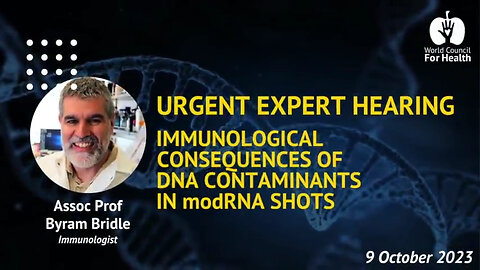 Assoc. Prof. Byram Bridle: Immunologische Folgen von DNA-Kontaminanten in modRNA-Spritzen🙈