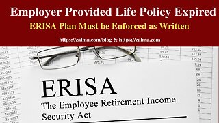 Employer Provided Life Policy Expired