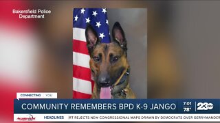 Community remembers BPD K-9 Jango