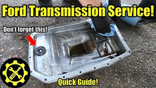 2009 - 2017 Ford F-150 Transmission Fluid and Filter change (Condensed!)