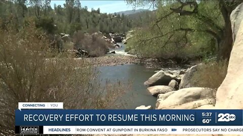 Recovery effort for child who went missing in Kern River to continue Thursday