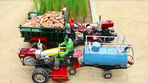 diy tractor making mini petrol pump tanker capacity diesel engine Diy Tractor