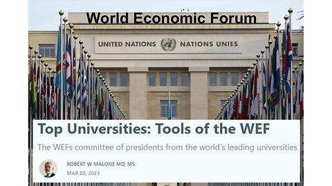 Robert W Malone - Top Universities: Tools of the WEF [READ]