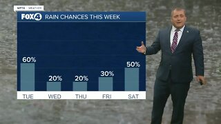 FORECAST: Afternoon storms again Tuesday, but drier weather arrives Wednesday