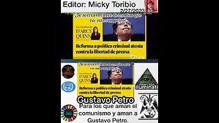 El presidente de colombia Gustavo petro y sus mafias izquierdistas comunistas