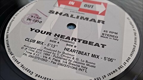 Shalimar - Your Heartbeat (Heartbeat Mix)